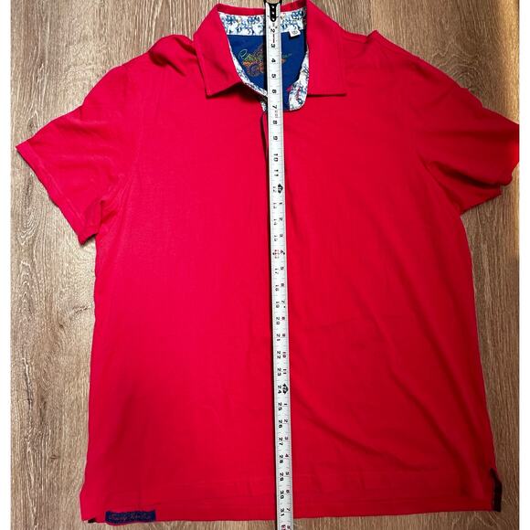 Robert Graham|SS Polo|Classic Fit|Coral Pink|SZ 2XL - Picture 4 of 7